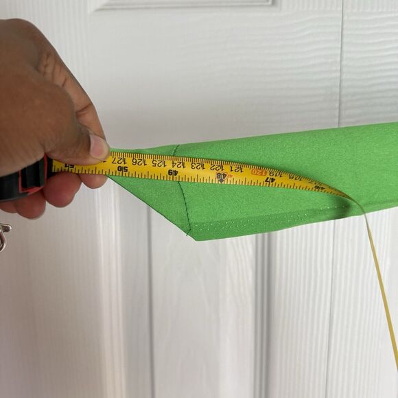 VINTAGE APRON LACE WHITE END GREEN COLOR - Picture 6 of 12